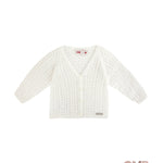 Cardigan CONDOR neonata 55505 Latte 55.505 202 CONDOR 