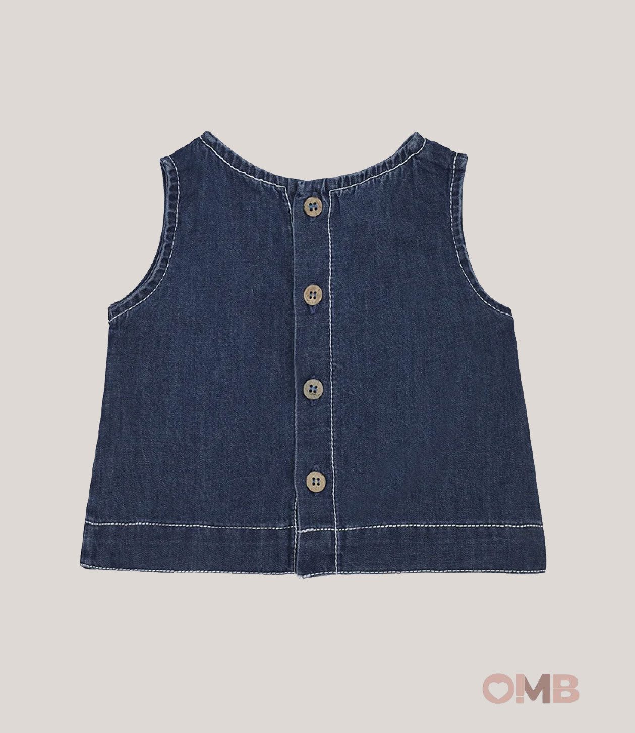 Abito neonata 1+INTHEFAMILY HANNAH Blu HANNAH JEANS 1+INTHEFAMILY 
