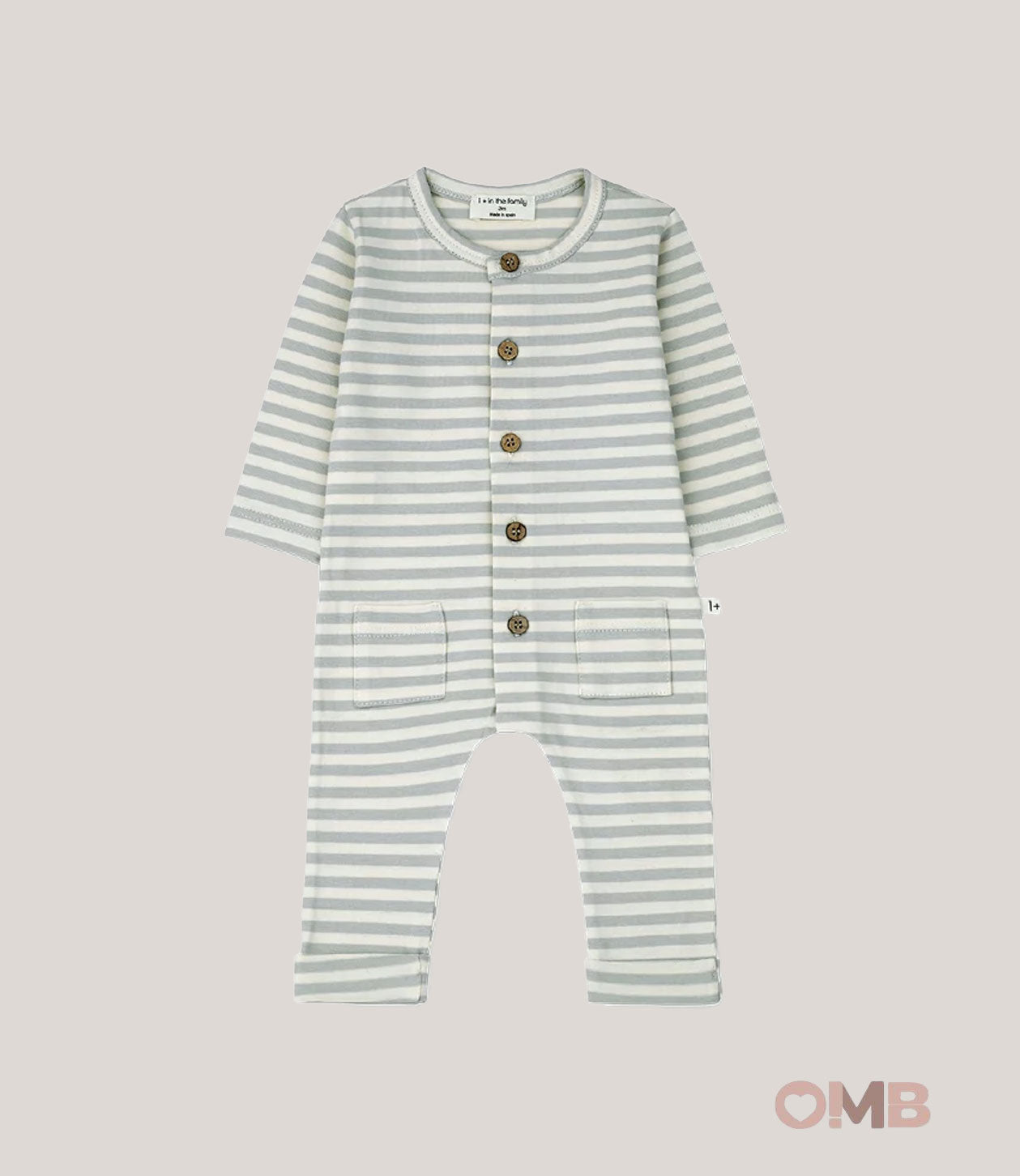 Tutina neonato 1+INTHEFAMILY ROMAN Verde ROMAN VERDE 1+INTHEFAMILY 