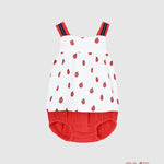 Coordinato BOBOLI neonata 126201 Rosso 126201 ROSSO BOBOLI 