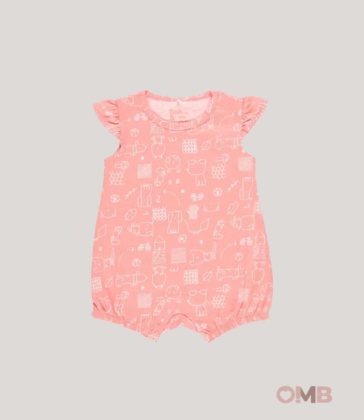 Tutina Neonata Boboli 20B111 pesca 20B111 STAMPA BOBOLI 