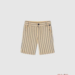 Bermuda BOBOLI bambino 736411 Beige<BR/> 736411 RIGHE BOBOLI 