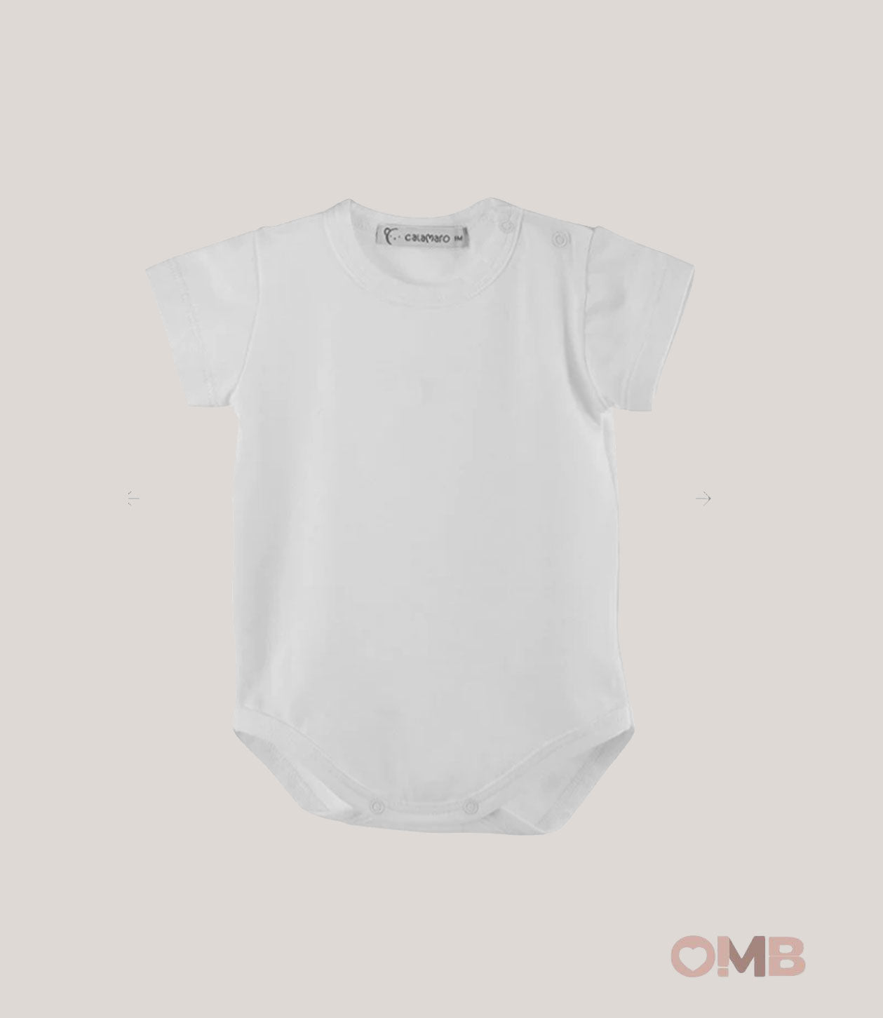 Body CALAMARO BABY neonata 19087 bianco 19087 BIANCO CALAMARO BABY 