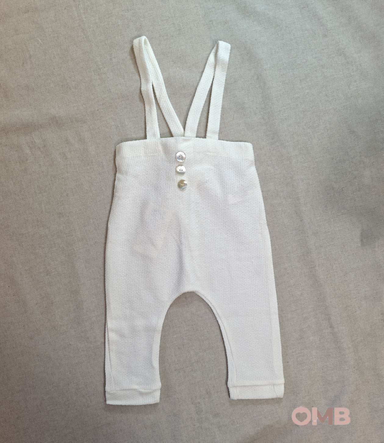 Salopette neonata LATTE BABY AND CHILD TELLA Bianco TELLA BIANCO LATTE BABY AND CHILD 