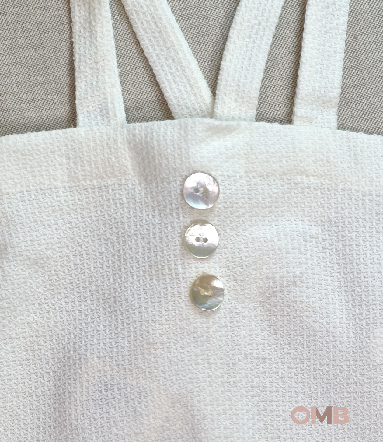 Salopette neonata LATTE BABY AND CHILD TELLA Bianco TELLA BIANCO LATTE BABY AND CHILD 