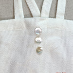 Salopette neonata LATTE BABY AND CHILD TELLA Bianco TELLA BIANCO LATTE BABY AND CHILD 