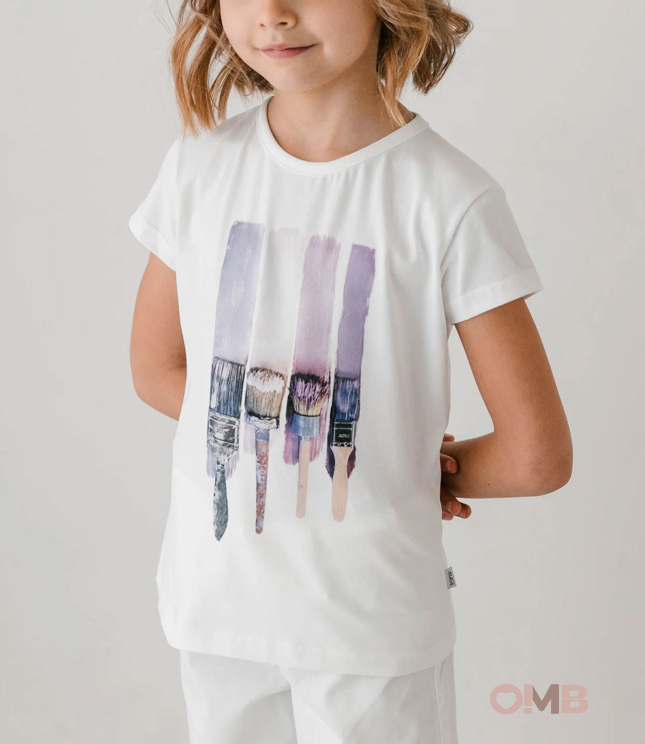 T-shirt Magil bambina DN26118 bianca DN26118. BIANCO MAGIL 