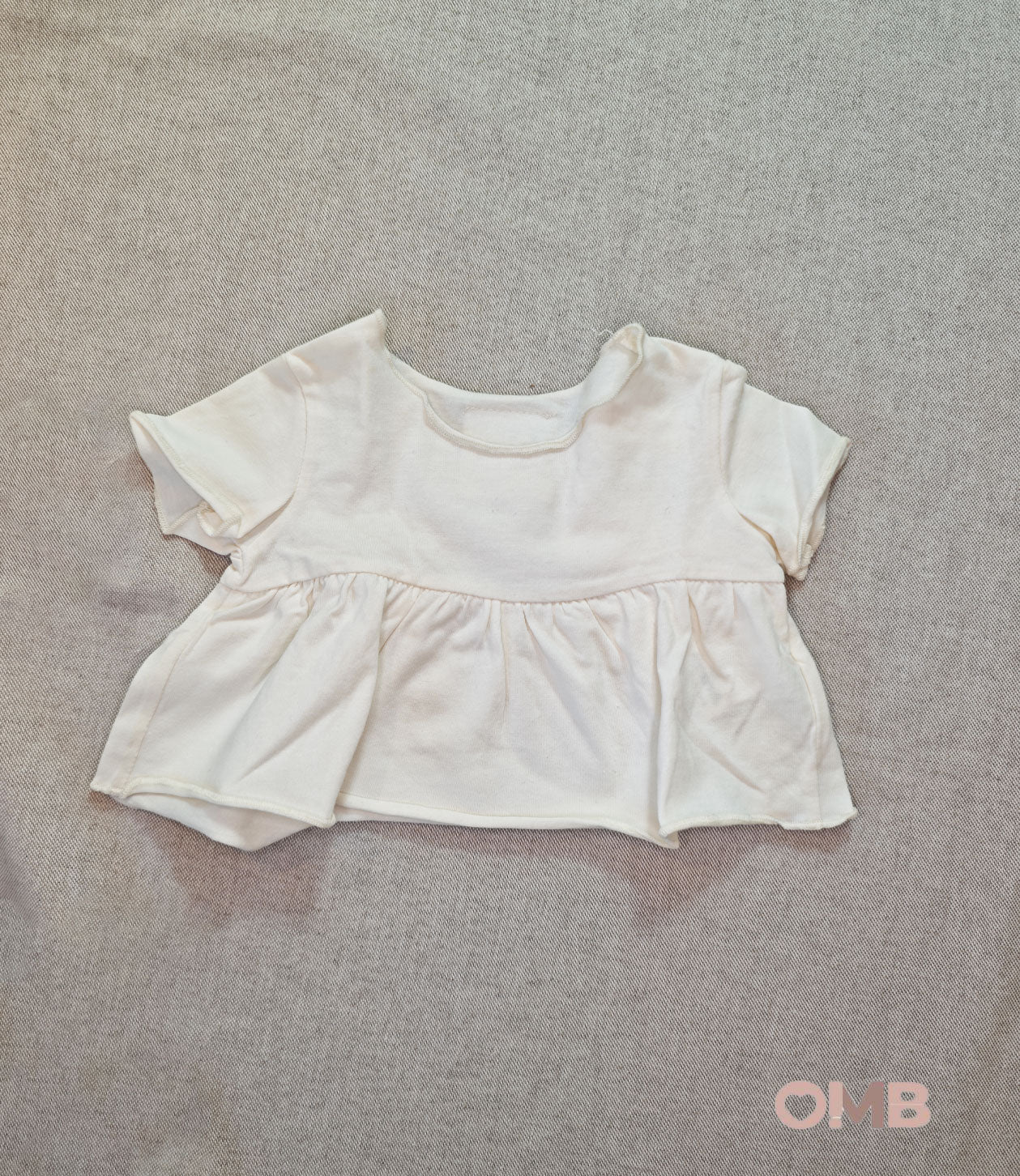 T-shirt neonata NOT ONLY MONDAY MINORCA Ecru MINORCA ECRU NOT ONLY MONDAY 