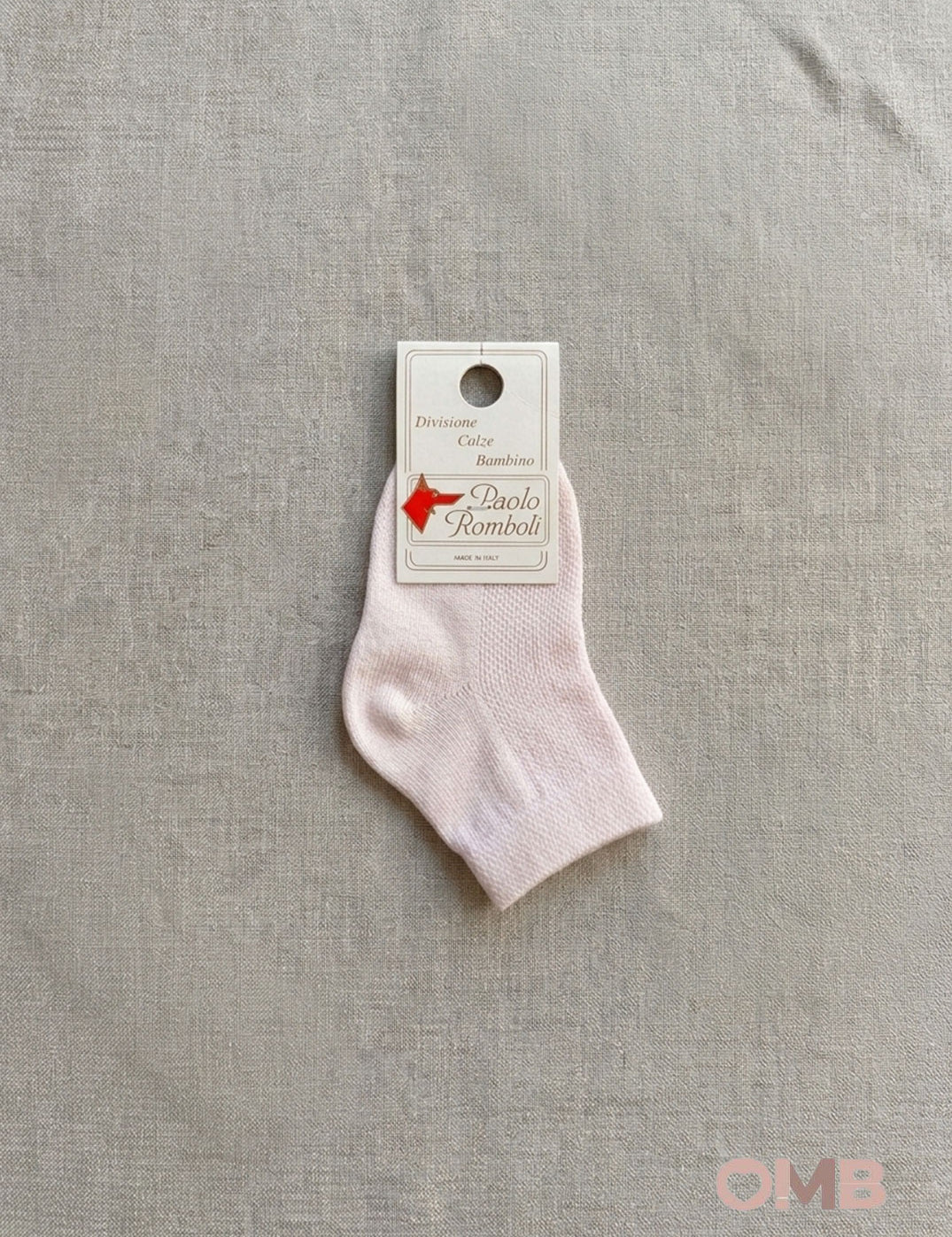 Calzini neonata PAOLO ROMBOLI BEC34 Rosa<BR/> BEC34 ROSA PAOLO ROMBOLI 