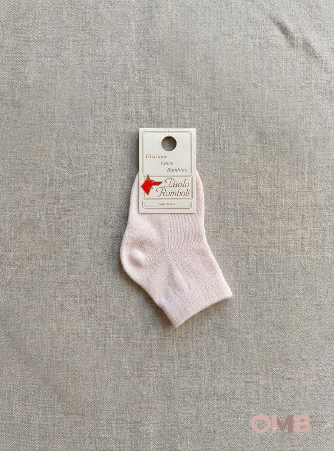 Calzini neonata PAOLO ROMBOLI BEC34 Rosa<BR/> BEC34 ROSA PAOLO ROMBOLI 