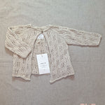 Cardigan neonata PLAY UP 0AM11401 Beige 0AM11401 PANNA PLAY UP 