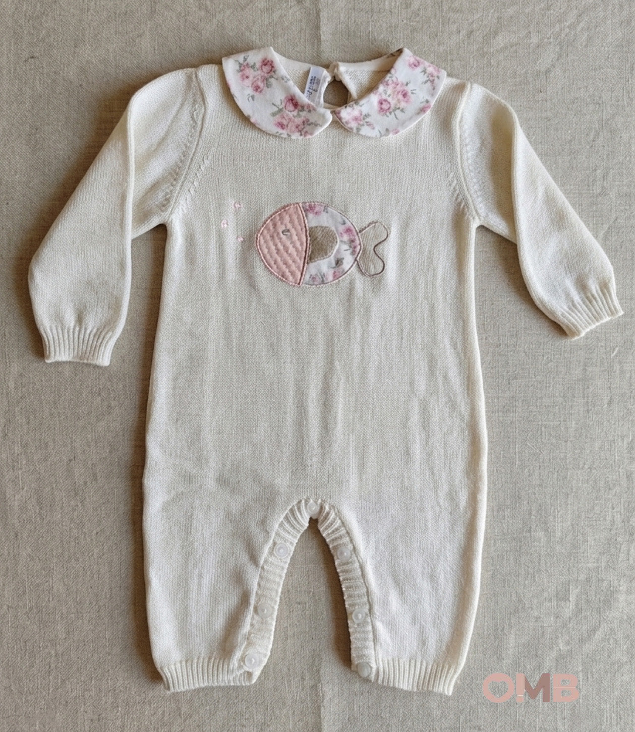 Tutina neonata BABY LORD 398 Bianca 398 ROSA BABY LORD 