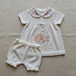 Completo neonata BABY LORD 457 Bianco 457 ROSA BABY LORD 