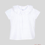 Camicia Calamaro baby bambina 15019 bianca 15019 BIANCO CALAMARO BABY 