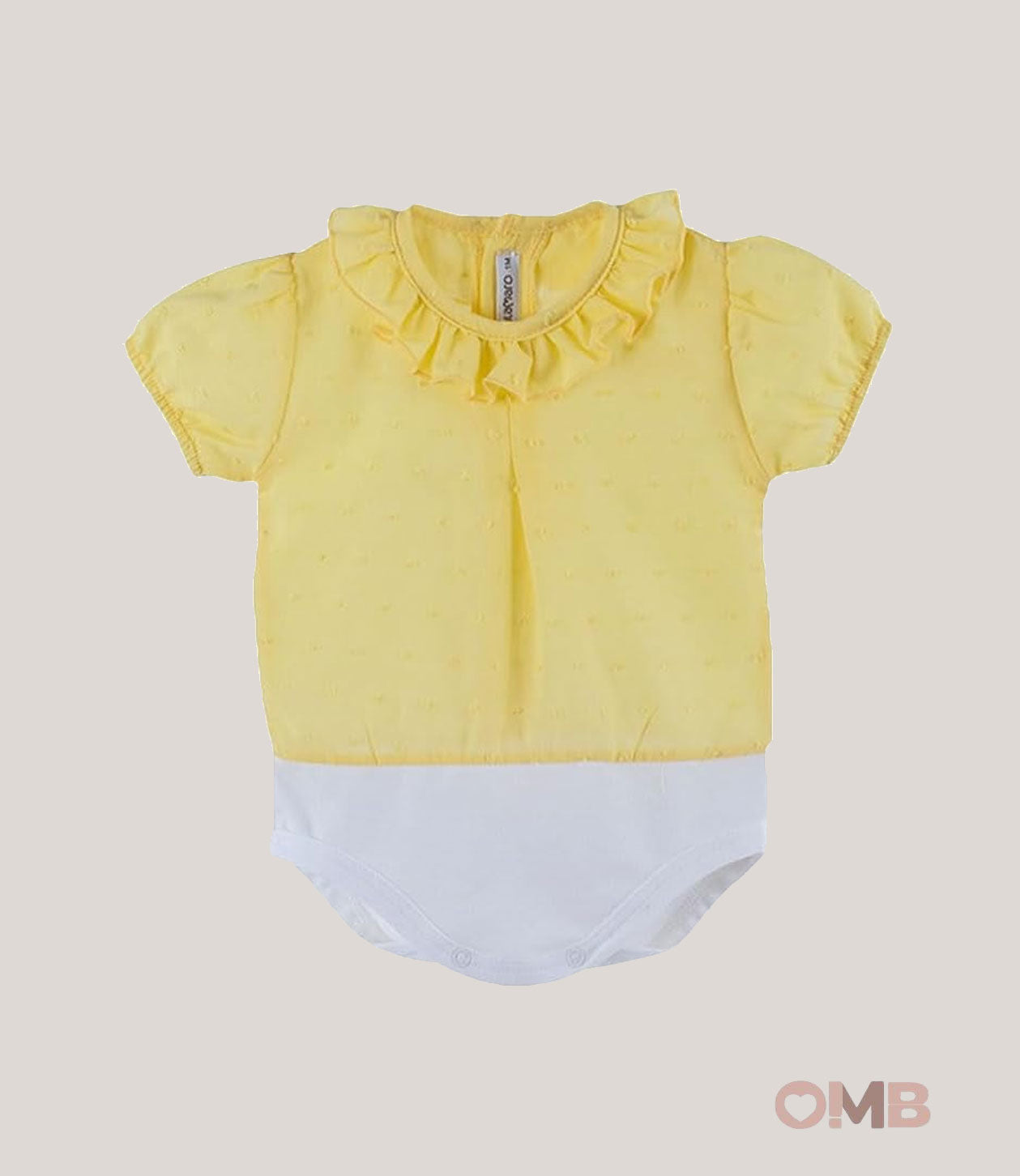 Body Neonata Calamaro Baby 19034 giallo 19034 GIALLO CALAMARO BABY 
