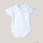 Body CALAMARO BABY neonato 19106 bianco 19106 BIANCO CALAMARO BABY 