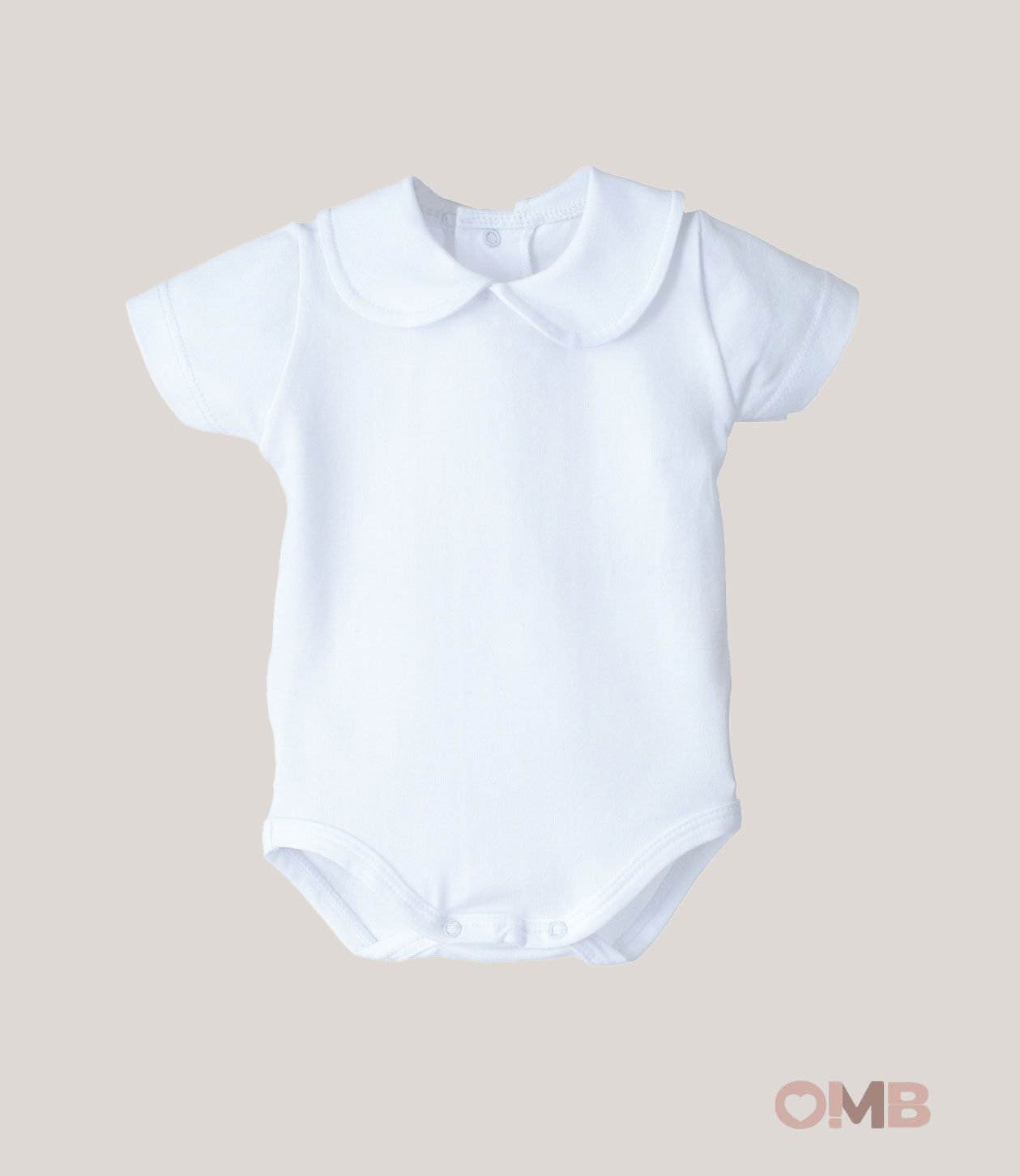 Body CALAMARO BABY neonato 19106 bianco 19106 BIANCO CALAMARO BABY 