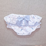 Coulotte neonata COCCODE 302 Azzurra 302 RIGHE COCCODE 