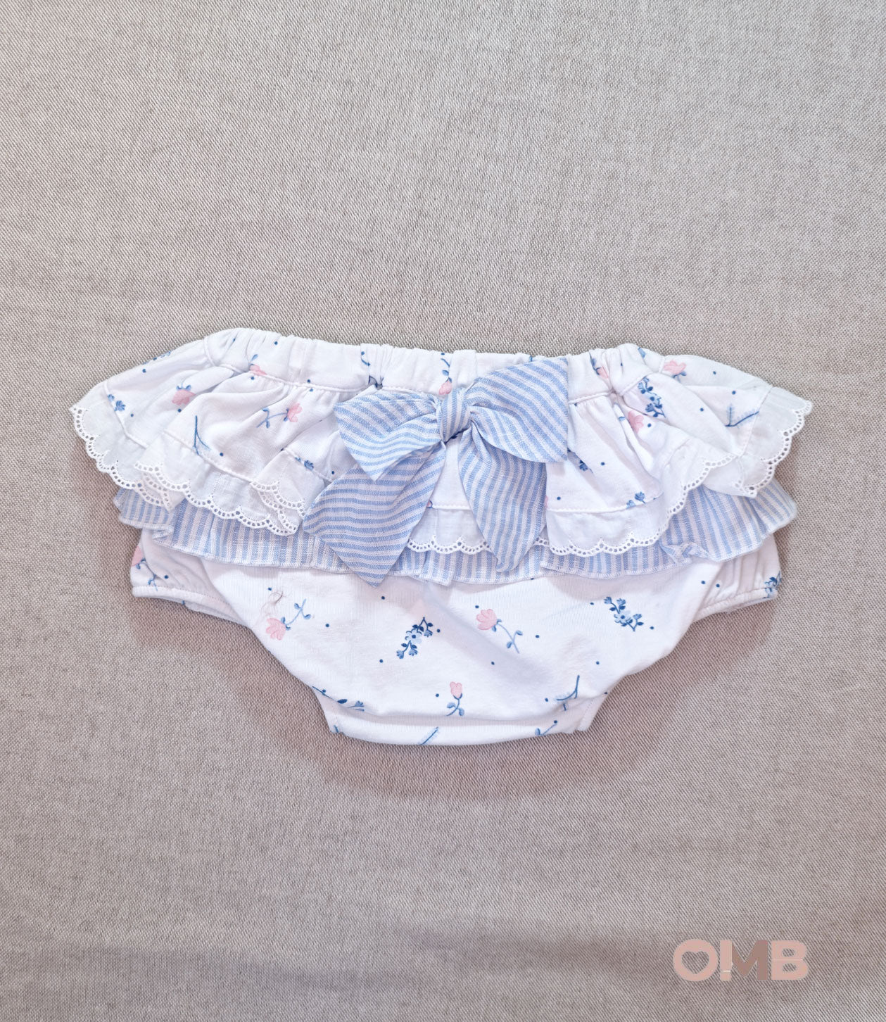 Coulotte neonata COCCODE 302 Azzurra 302 RIGHE COCCODE 