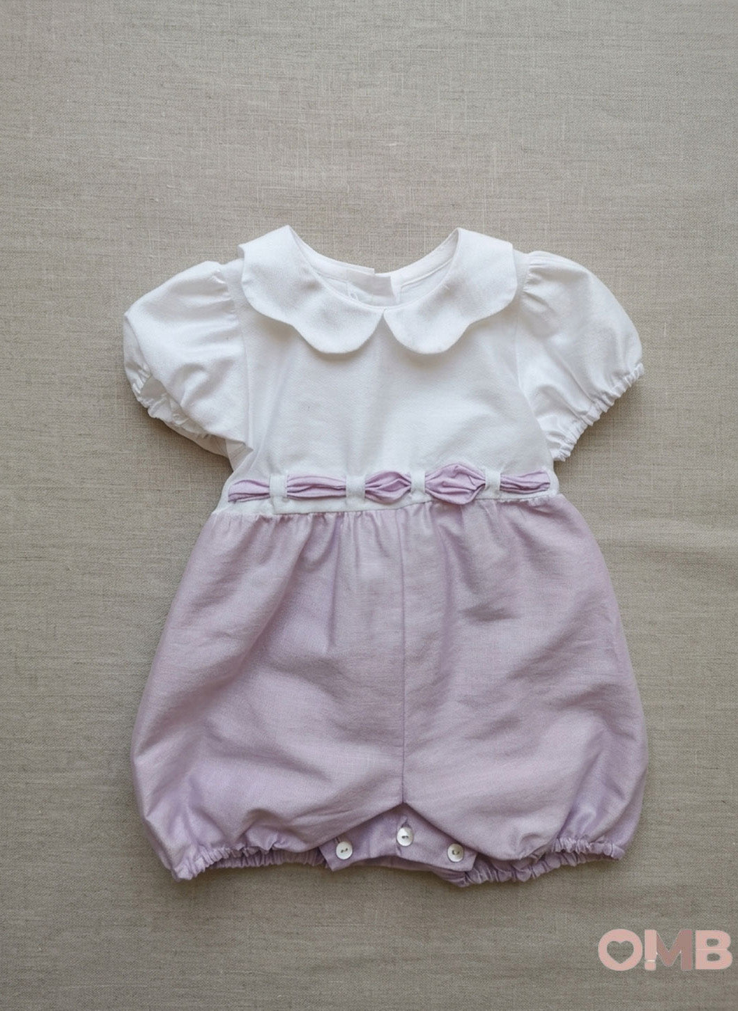 Pagliaccetto neonata CROCHETTE 6206 Rosa<BR/> 6206 ROSA CROCHETTE 