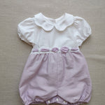 Pagliaccetto neonata CROCHETTE 6206 Rosa<BR/> 6206 ROSA CROCHETTE 