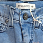 Jeans neonato MANUEL RITZ 2418 Blu<BR/> 2418 BLU MANUEL RITZ 