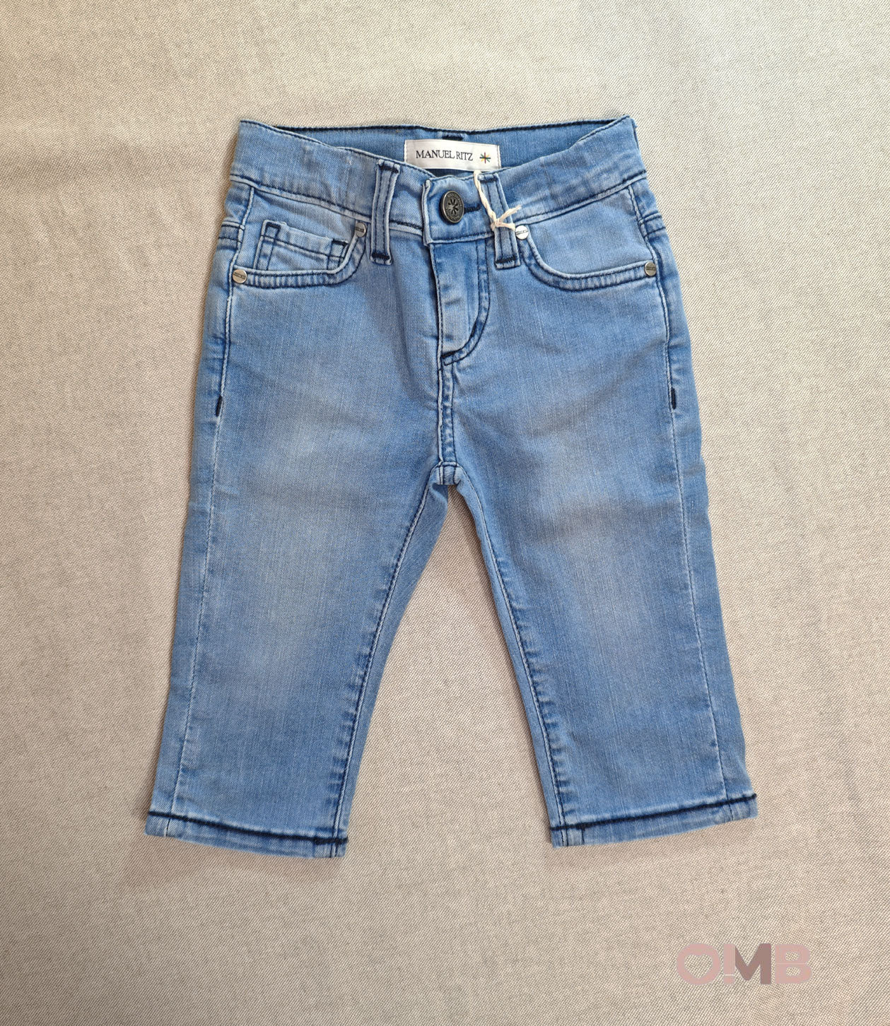 Jeans neonato MANUEL RITZ 2418 Blu<BR/> 2418 BLU MANUEL RITZ 