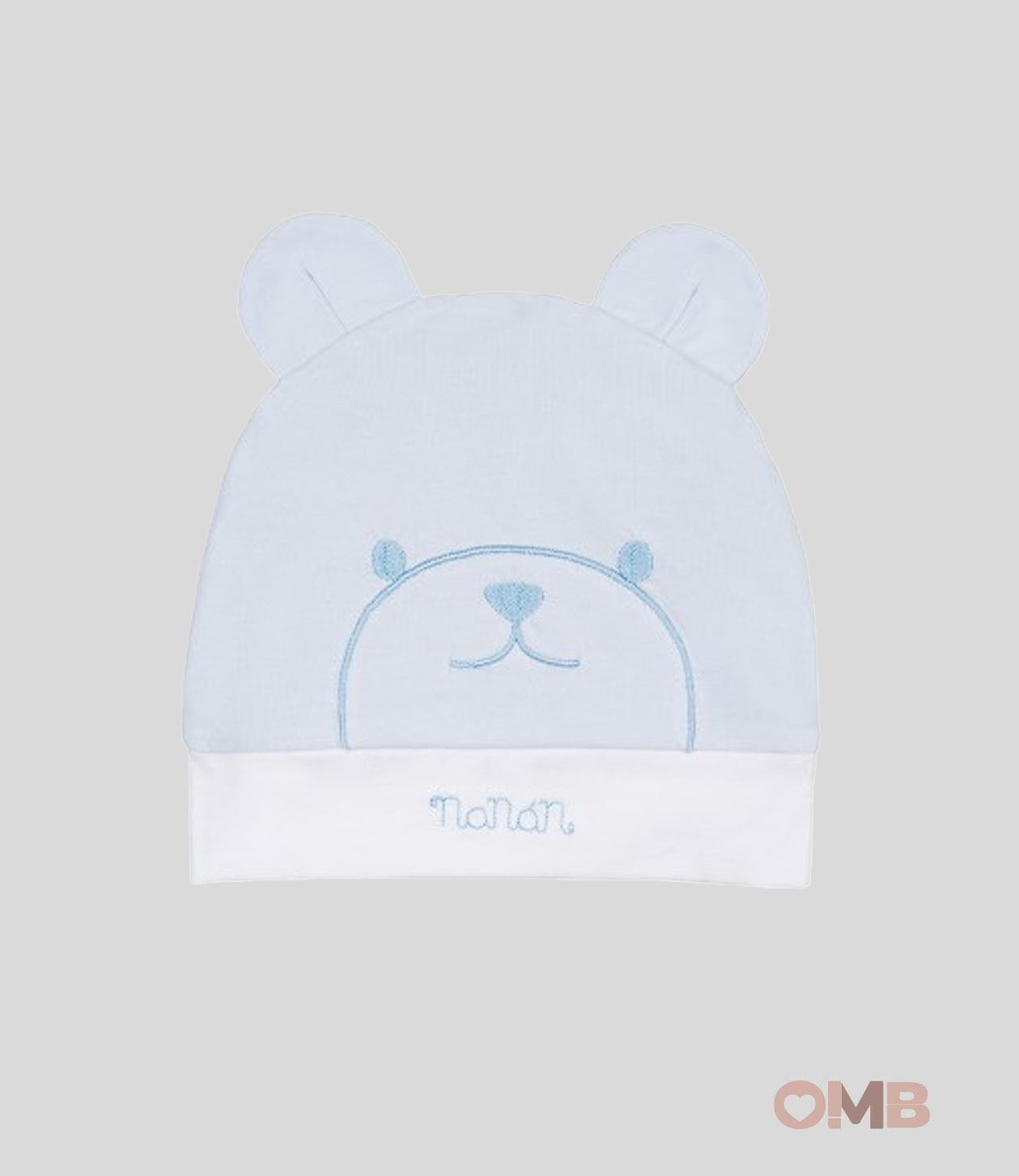 Cappello Neonata Nanan 001 azzurro 001 AZZURRO NANAN 