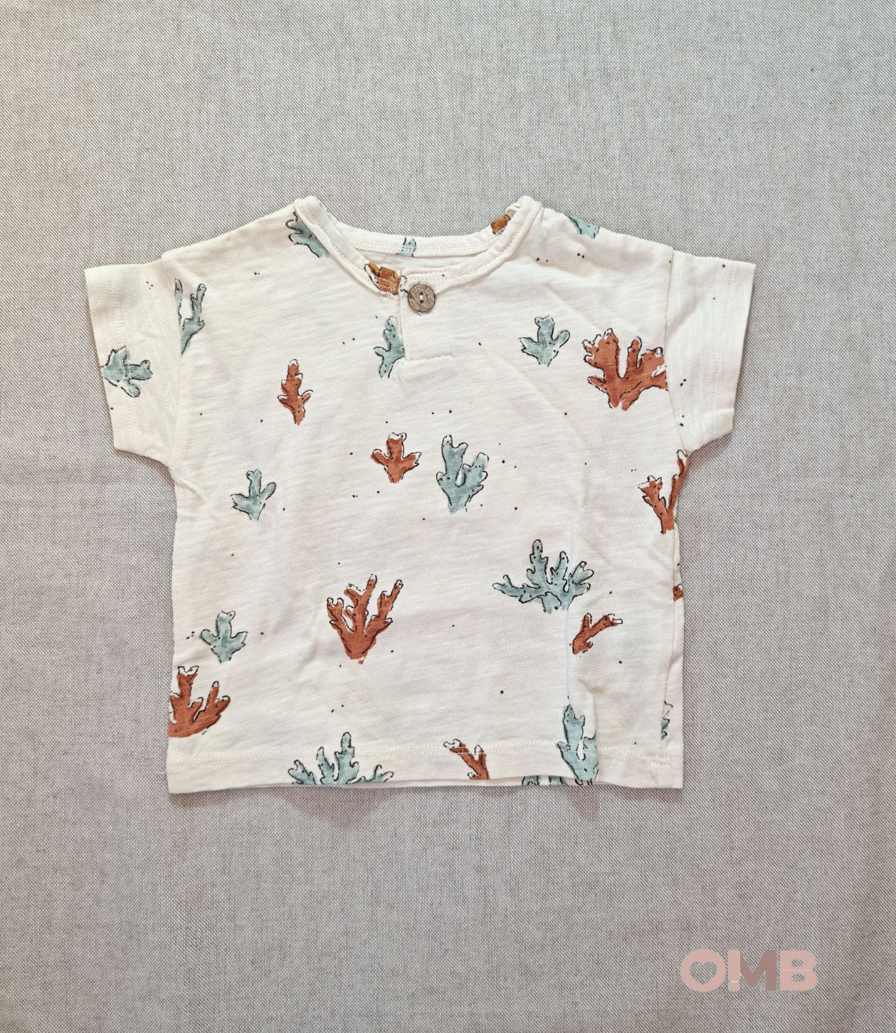 T-shirt neonato PLAY UP 11054 Panna 11054 ALGHE PLAY UP 