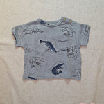 T-shirt neonato PLAY UP 11057 Blu 11057 BLU PLAY UP 