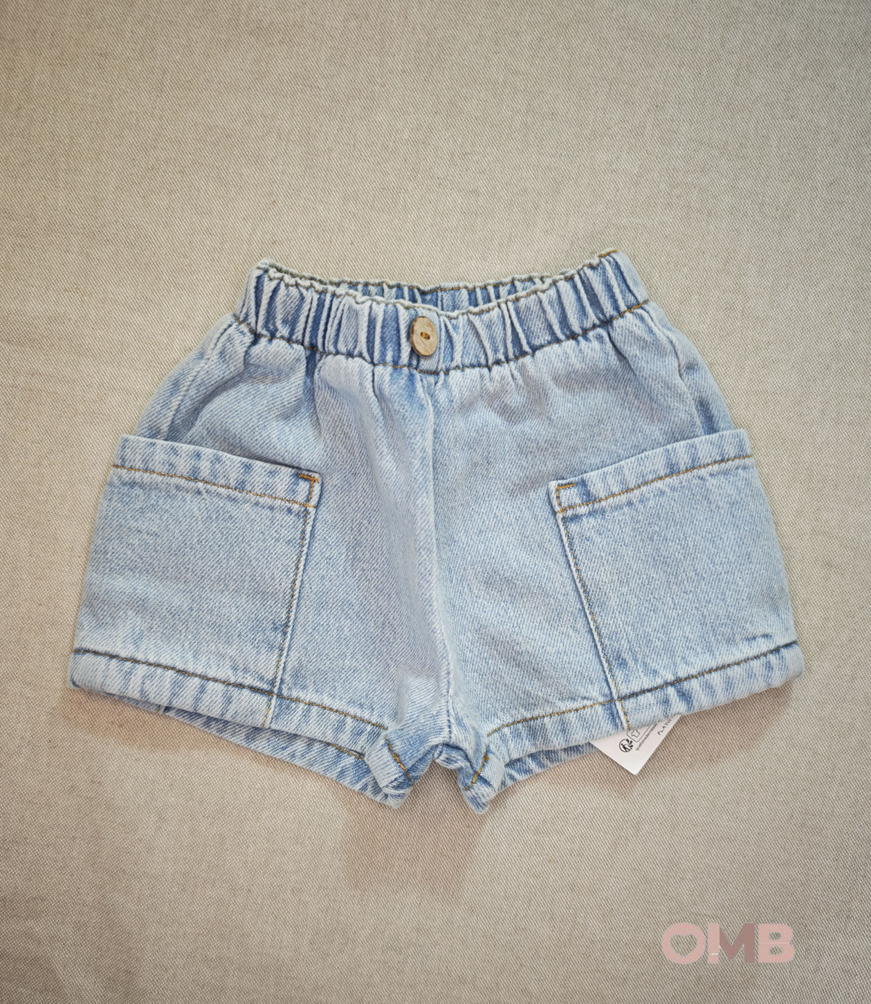 Short neonata PLAY UP 11706 Blu 11706 JEANS PLAY UP 