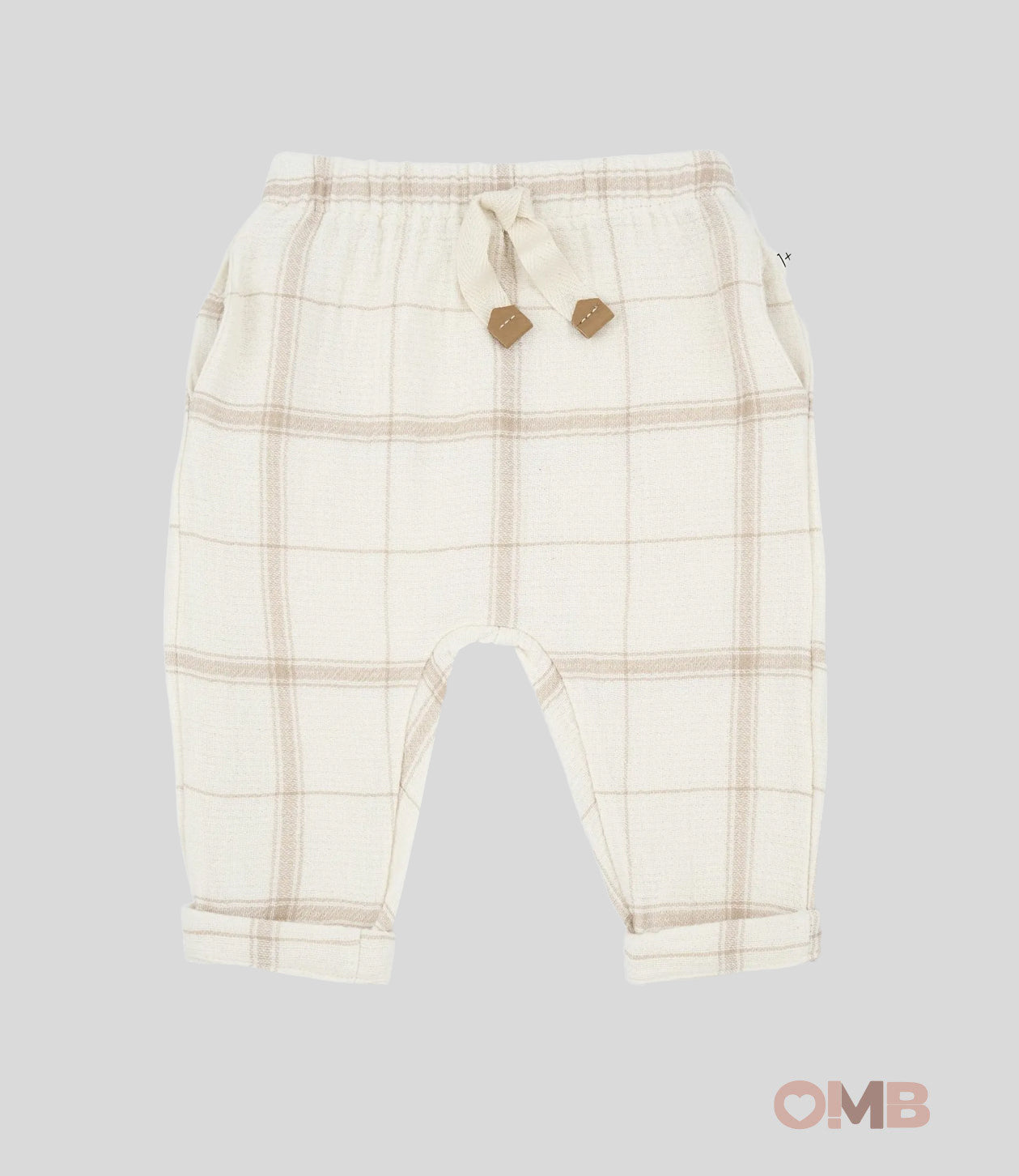 Pantalone Neonato 1+inthefamily Icaro beige ICARO BEIGE 1+INTHEFAMILY 
