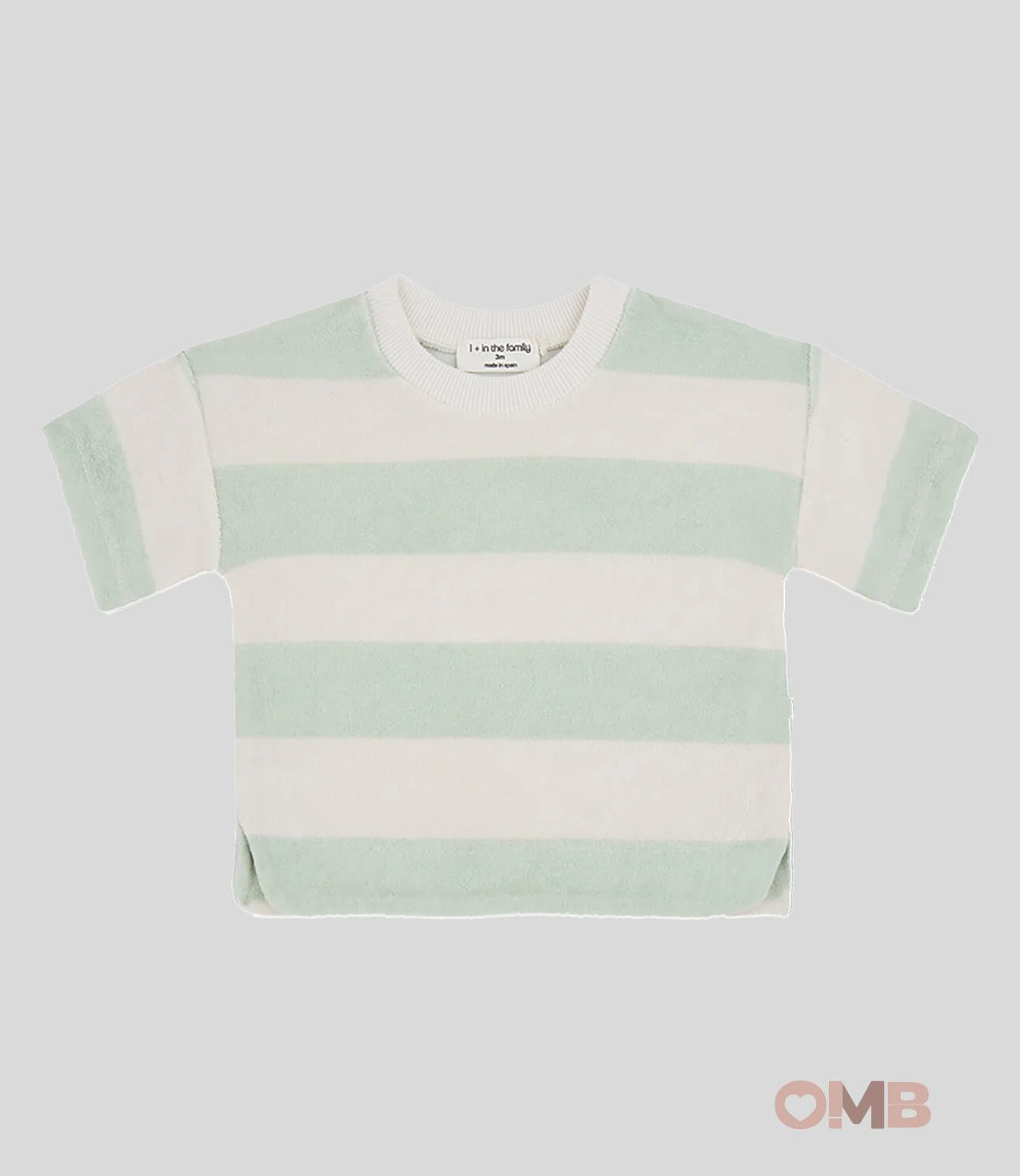 T-shirt Neonato 1+inthefamily Ricardo Verde RICARDO VERDE 1+INTHEFAMILY 