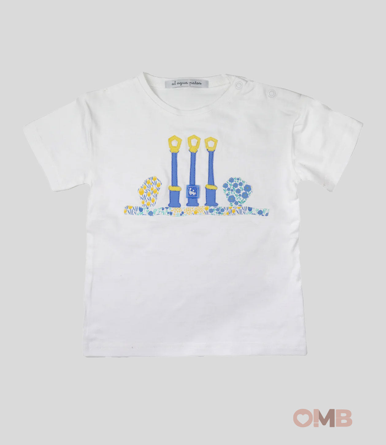 T-shirt Bambina Al Agua Patos 2582 Tuli bianca 2582 TULI AL AGUA PATOS 