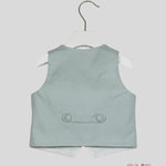 Gilet neonato Ambaraba 39073 verde salvia 39073 VERDE AMBARABA' 