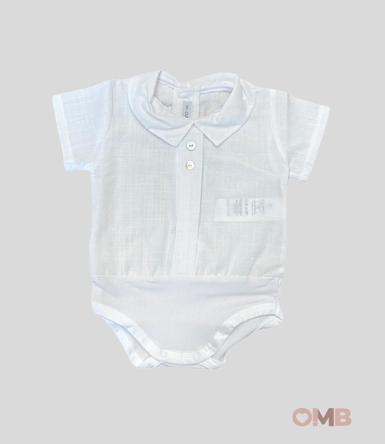 Body Neonato Calamaro Baby 19067 bianco<BR/> 19067 BIANCO CALAMARO BABY 