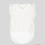Body Neonata Calamaro Baby 19103 bianco rosa 19103 BICOLOR CALAMARO BABY 