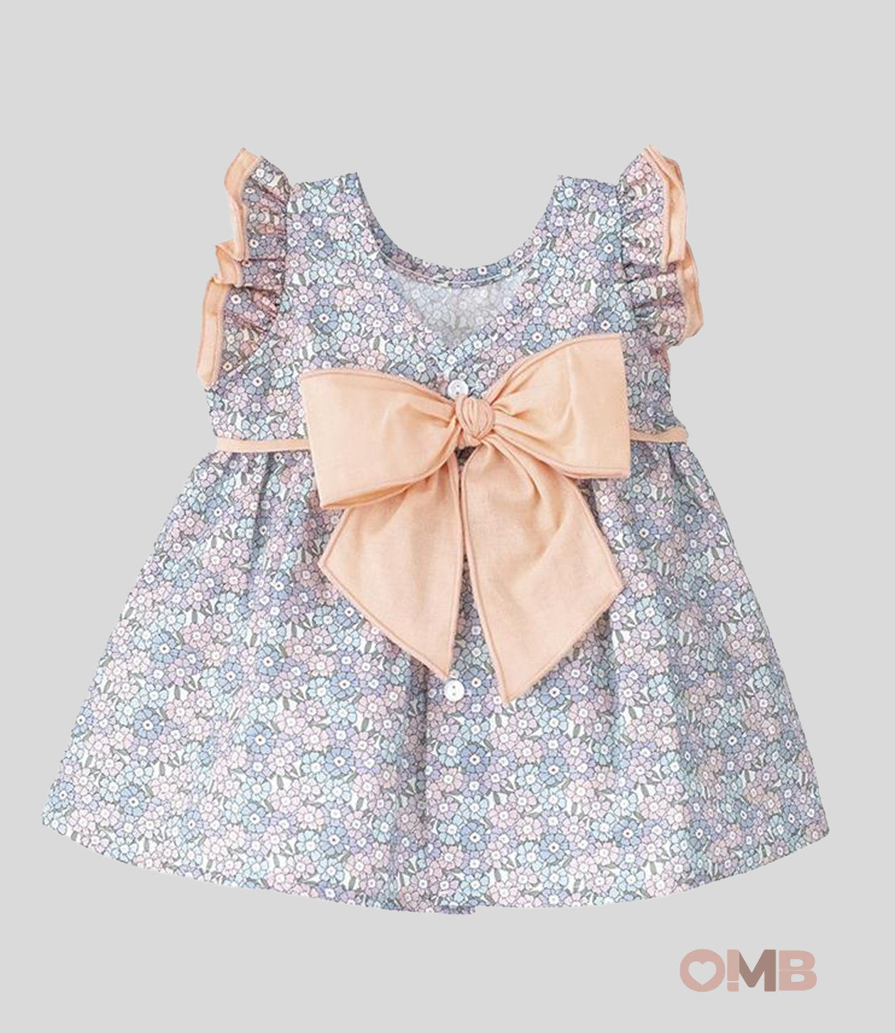 Abito Neonata Calamaro Baby 21288 fantasia 21288-B AZZURRO CALAMARO BABY 