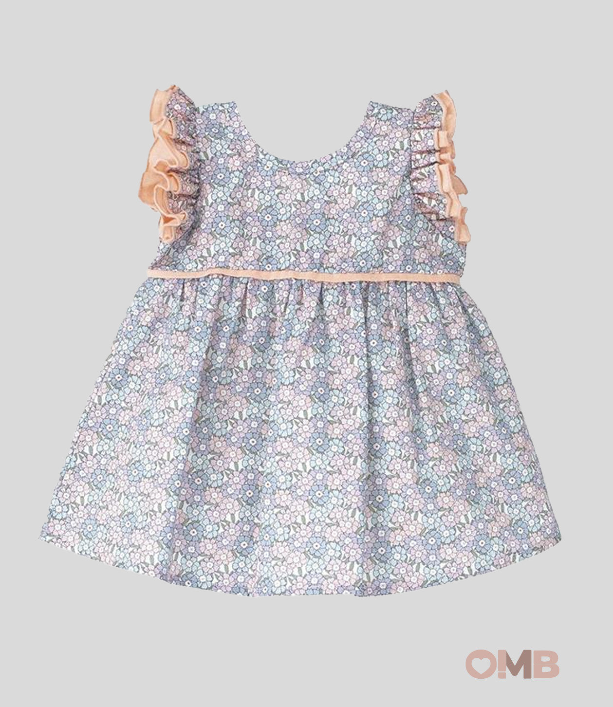 Abito Neonata Calamaro Baby 21288 fantasia 21288-B AZZURRO CALAMARO BABY 