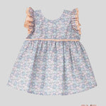 Abito Bambina Calamaro Baby 21288 fantasia 21288-N AZZURRO CALAMARO BABY 