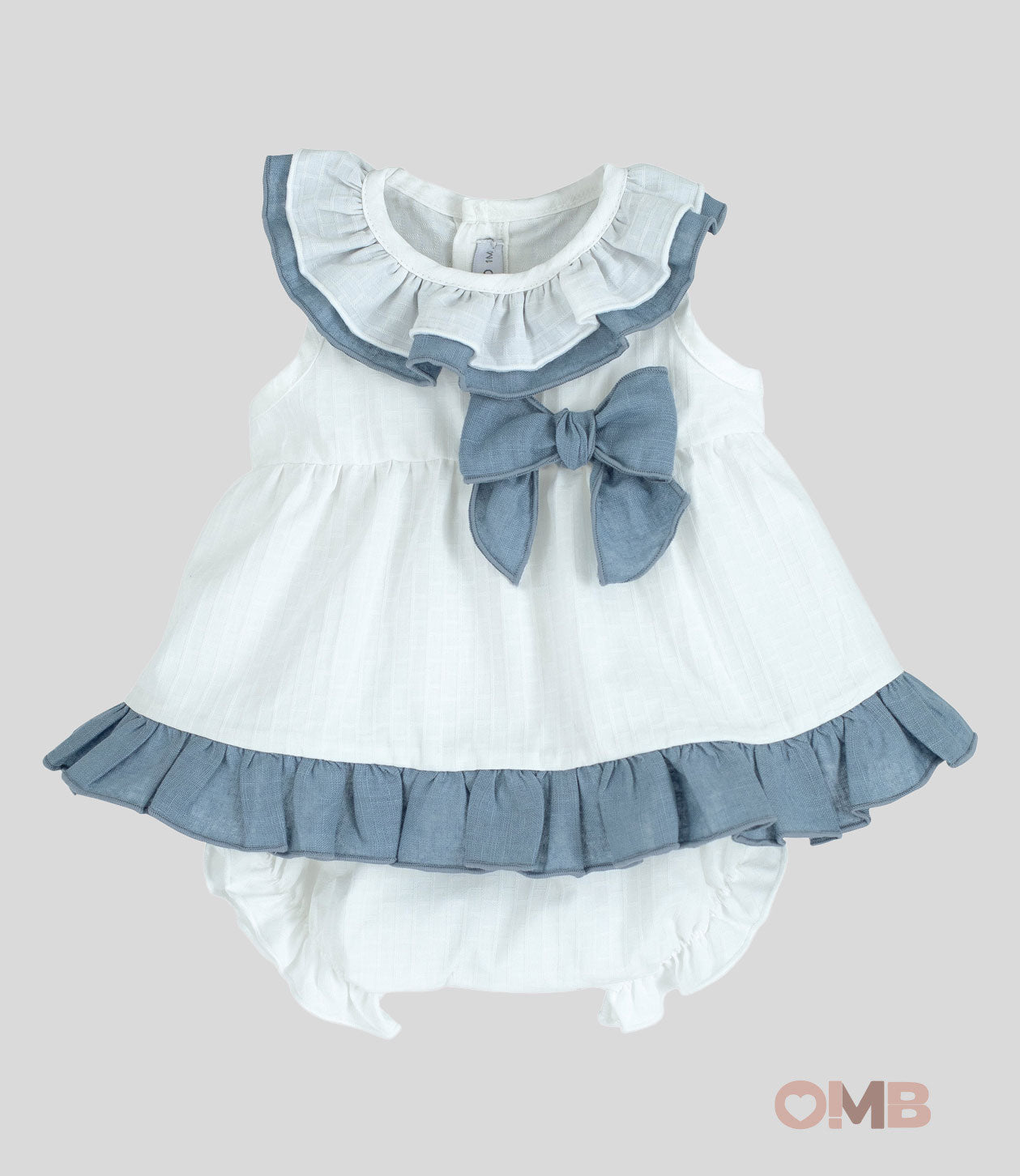 Completo neonata Calamaro baby 22084 bianco 22084 AZZURRO CALAMARO BABY 