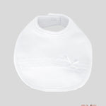 Bavetta Neonata Calamaro Baby 74021 bianca<BR/> 74021 BIANCO CALAMARO BABY 
