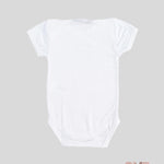 Body neonata Coccode 800 Bianco animaletti colorati stampa mezza manica<BR/> 800 PANNA COCCODE 
