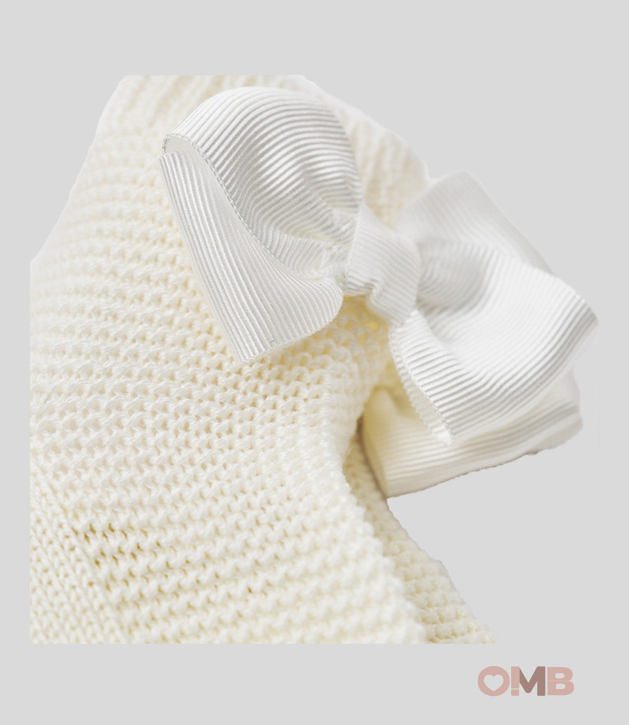 Calzino neonata Condor 2006/4 Latte fiocco cotone grosgrain<BR/> 2006/4 202 CONDOR 