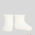 Calzino neonata Condor 2569/4 Latte traforo laterale cotone 2569/4 202 CONDOR 