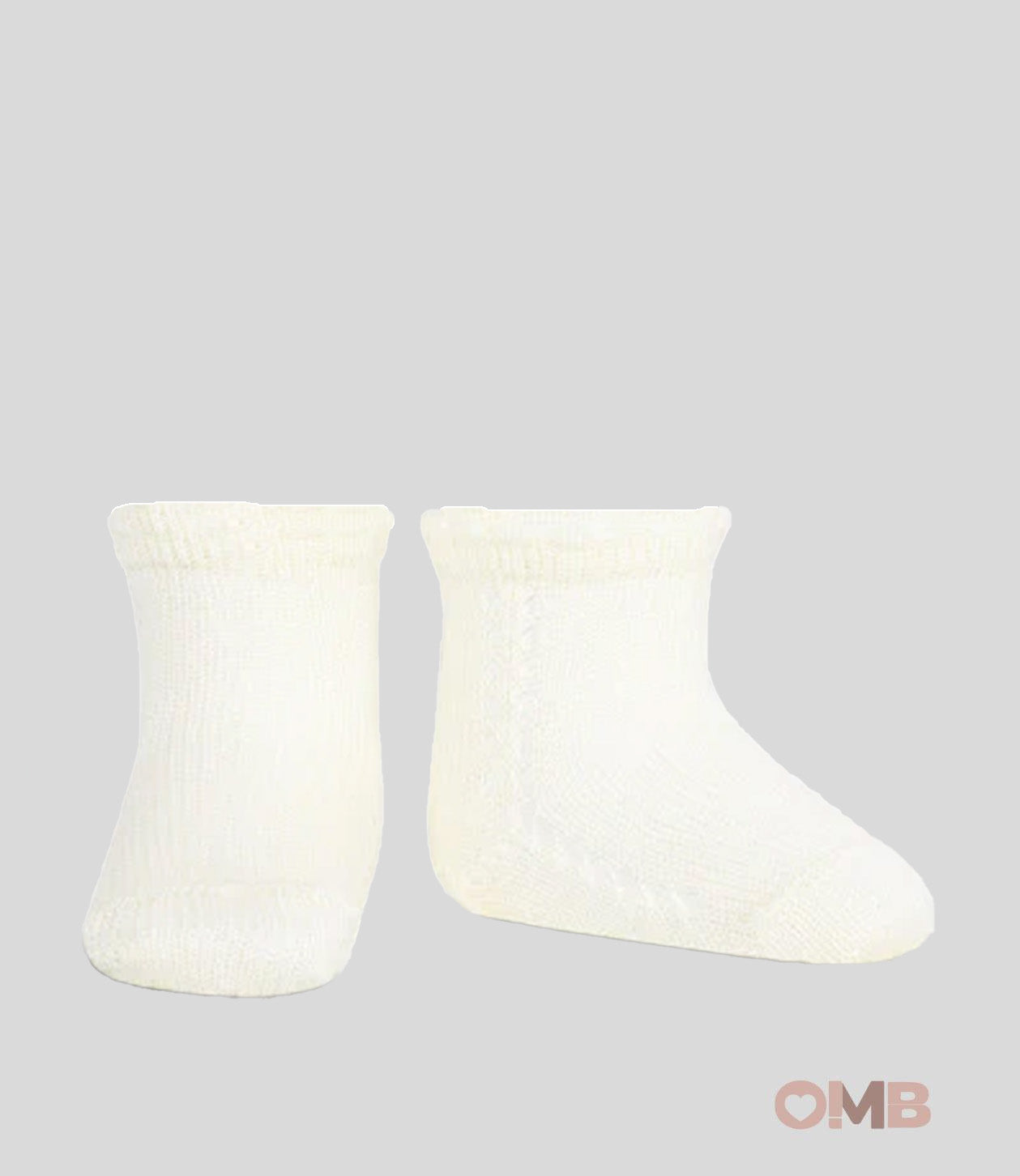Calzino neonata Condor 2569/4 Latte traforo laterale cotone 2569/4 202 CONDOR 