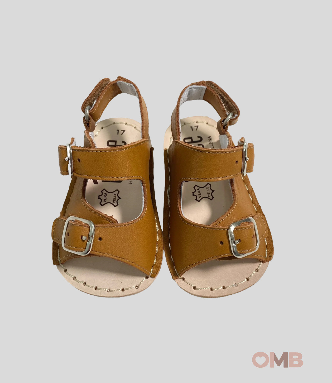 Sandali neonato Indice 347 cuoio<BR/> 347 CUOIO INDICE 