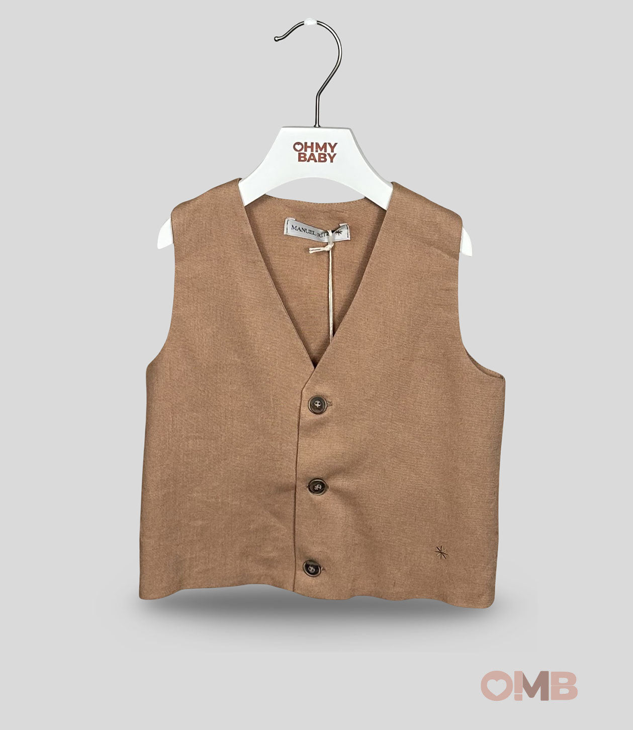 Gilet bambino 3098 Manuel Ritz cammello <BR/> 3098 CAMMELLO MANUEL RITZ 