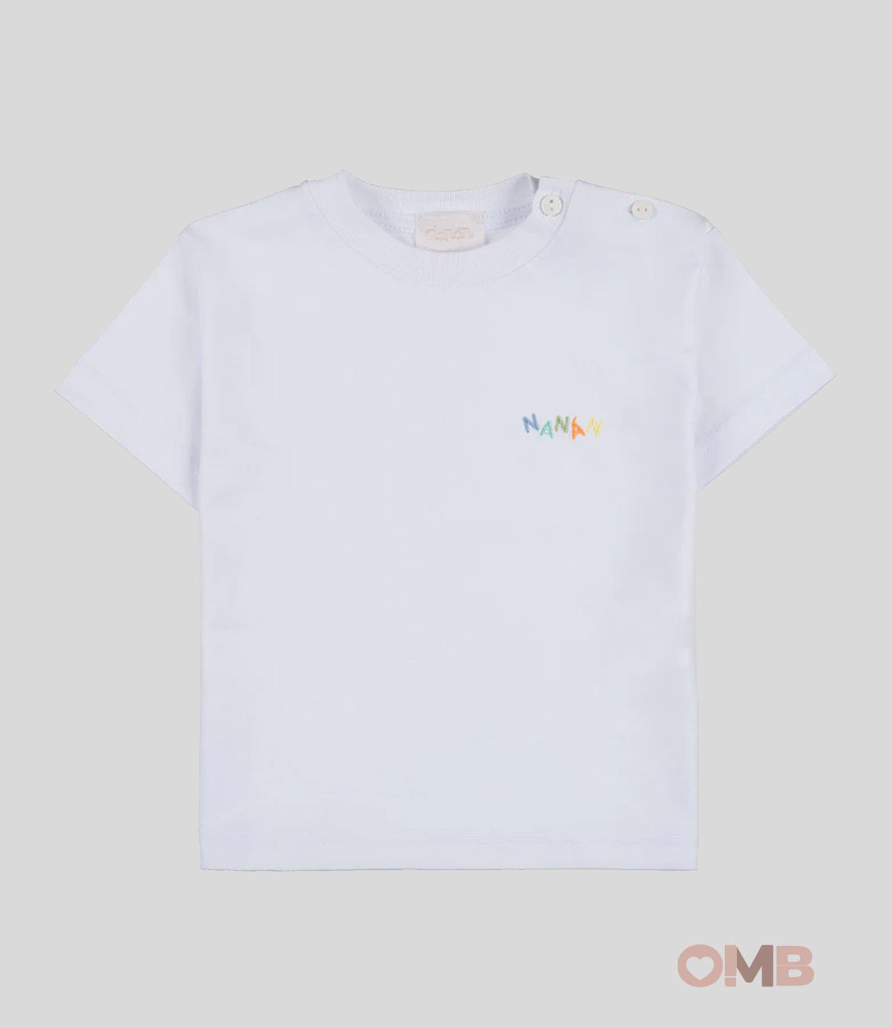 T-shirt Neonato Nanan 171 bianca 171 BIANCO NANAN 