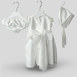 Abito Neonata NISERET 5585 Bianco 5585 PANNA NISERET 